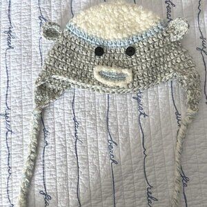🎀 3 for $25 Handmade Crochet Monkey Sock Style Hat for Adults
